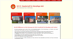 Desktop Screenshot of med-cottbus.de